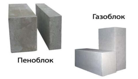 Чем отличается газобетон от пенобетона